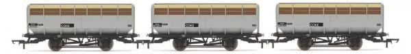 HORNBY BR COKE HOPPER WAGON X 3