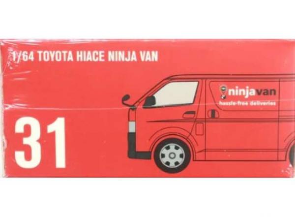 ERA 1/64 TOYOTA HIACE NINJA VAN RED