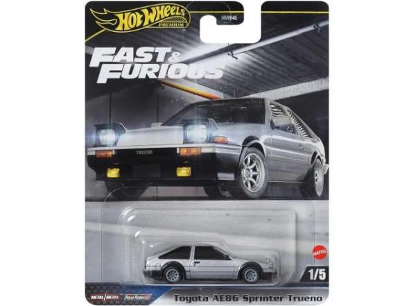 HOTWHEELS TOYOTA AE86 TRUENO SILVER