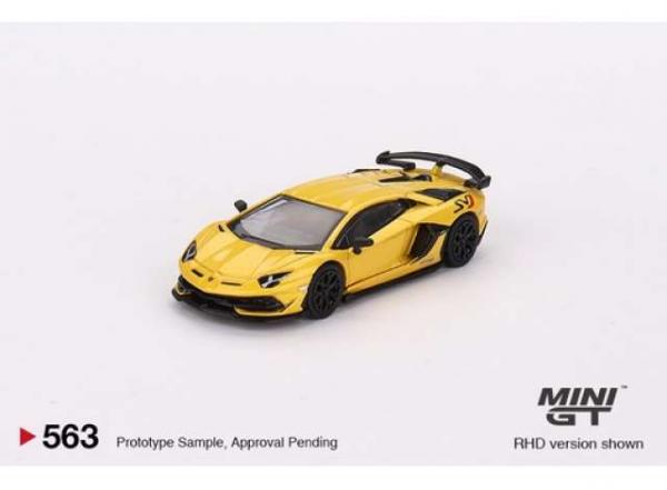 MINI GT 1/64 LAMBORGHINI AVENTADOR YEL