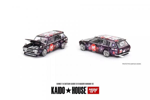 MINI GT 1/64 KAIDO HOUSE DATSUN 510 BLK