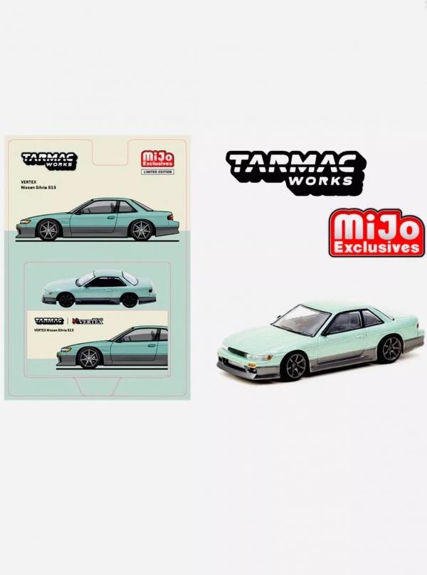 T64 1/64 VERTEX NISSAN SILVIA S13 GRN/GR