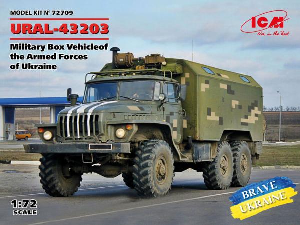 ICM 1/72 URAL-43203 MILITARY VEHICLE