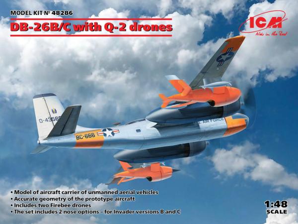 ICM 1/48 DB-26B/C WITH Q-2 DRONES