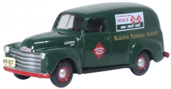 OXFORD 1/87 CHEVY PANEL VAN REA GREEN