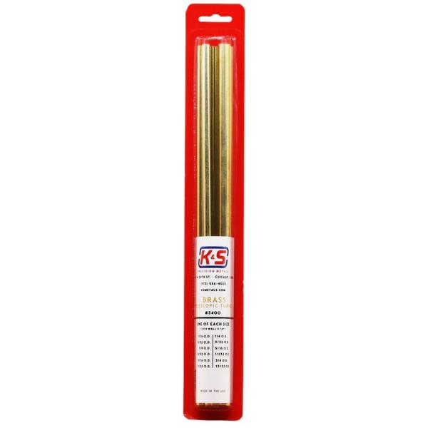 K&S BRASS TELESCOPIC TUBING SMALL