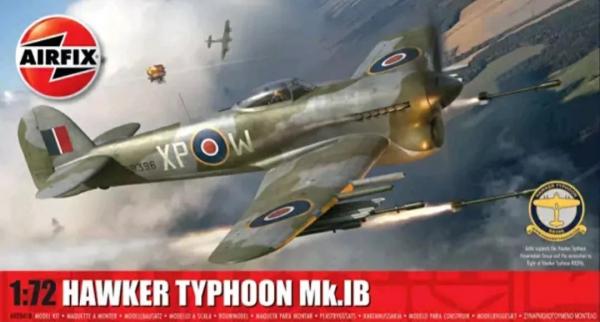 AIRFIX 1/72 HAWKER TYPHOON MK1B