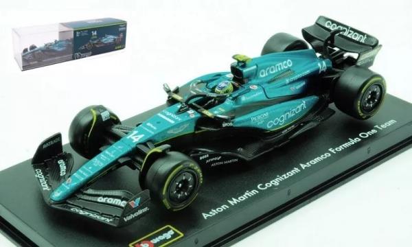 BBURAGO 1/43 F1 ASTON MARTIN ALONSO