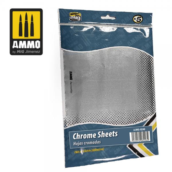 AMMO CHROME SHEETS 280MM X 195MM