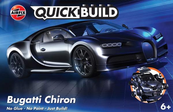 AIRFIX QUICKBUILD BUGATTI CHIRON BLK.