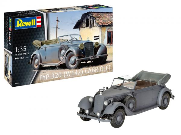 REVELL 1/35 TYP 320 (W142) CABRIOLET