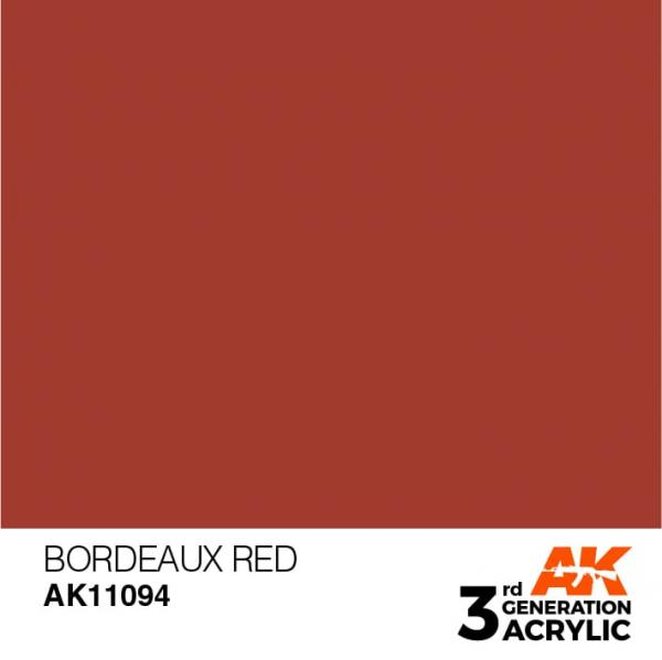 AK 3RD GEN. BORDEAUX RED 17ML