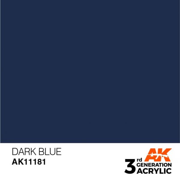 AK 3RD GEN DARK BLUE PAINT 17ML