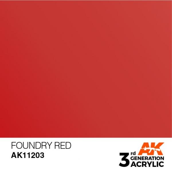 AK 3RD GEN FOUNDRY RED PAINT 17ML