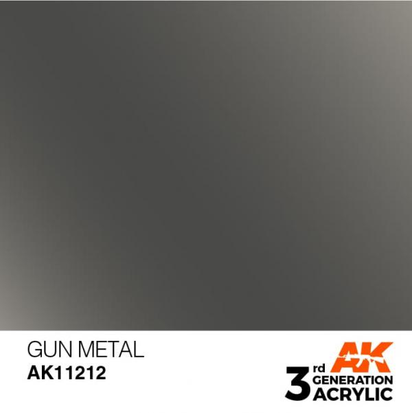 AK 3RD GEN GUN METAL PAINT 17ML