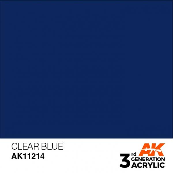 AK 3RD GEN CLEAR BLUE PAINT 17ML