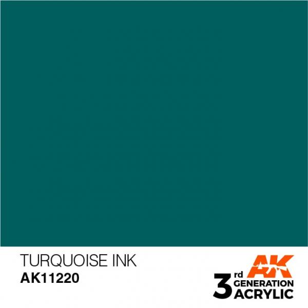 AK 3RD GEN TURQUOISE INK 17ML