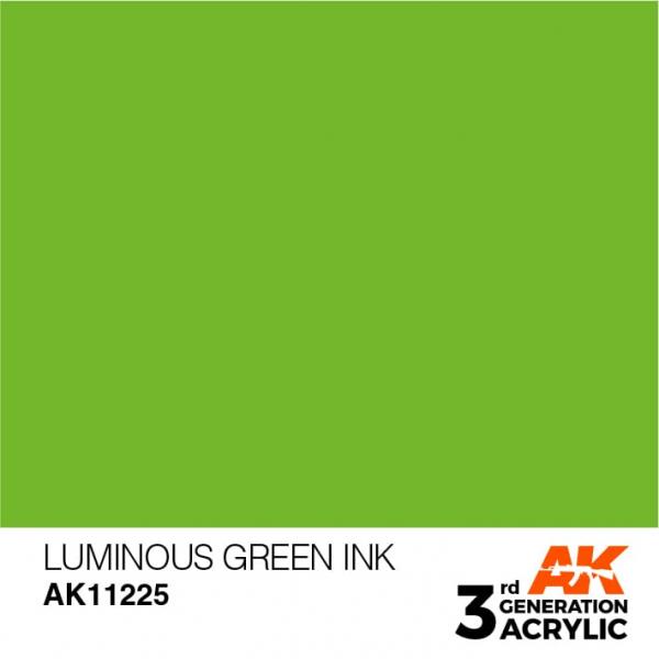 AK 3RD GEN LUMINOUS GREEN INK 17ML