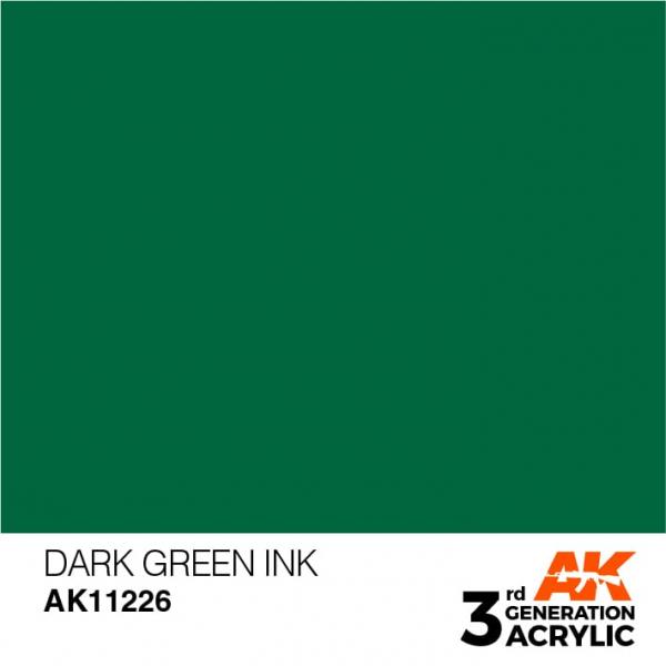 AK 3RD GEN DARK GREEN INK 17ML