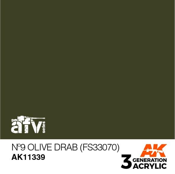 AK 3RD GEN OLIVE DRAB #9 (FS33070)