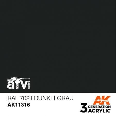 AK 3RD GEN RAL  7021 DUNKELGRAU